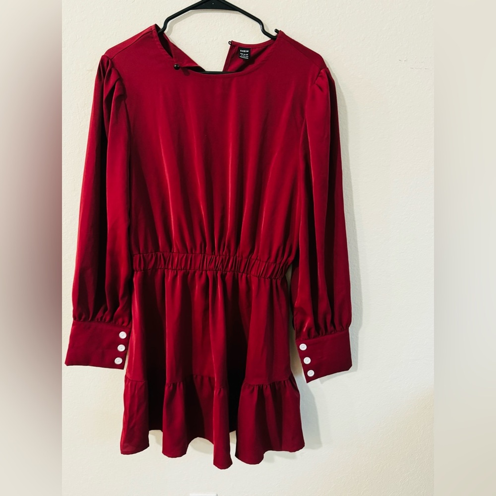 Red mini frock